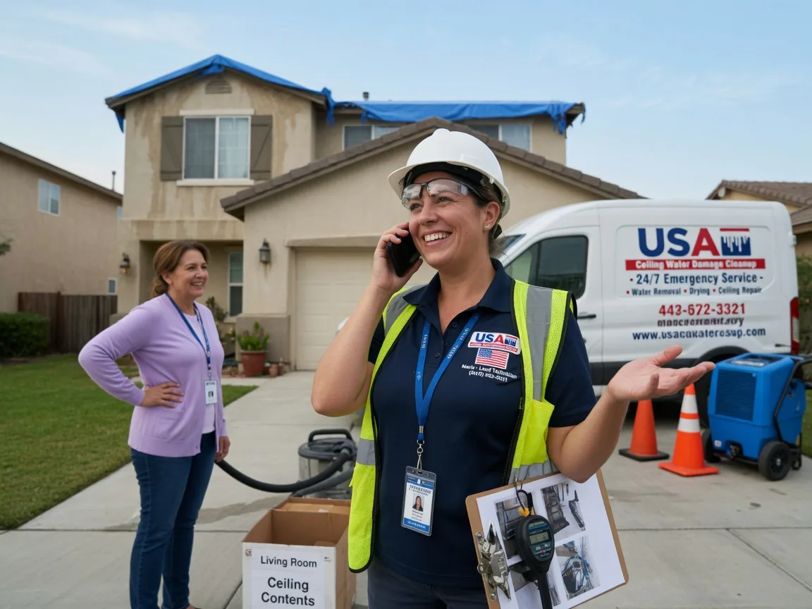 Ceiling Water Damage Restoration Monitor, WA FAQs